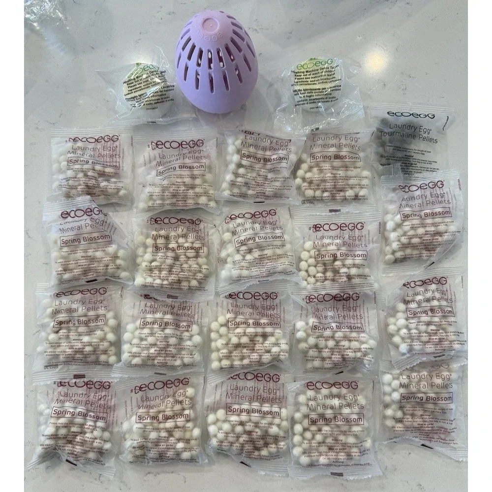 Ecoegg Laundry Egg SPRING Blossom 1080 Loads W/ DETOX TABLETS LAUNDRY  System